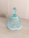 Vintage Fenton Glass Blue Opalescent Lily of The Valley Bell