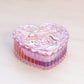 Vintage Fenton Glass Purply Pink Iridescent Bird Lidded Dish