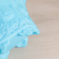 Vintage Fenton Hexagonal Light Blue Matte Glass Planter with Floral Designs