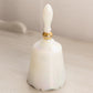 Vintage Fenton Iridescent Milk Glass Anniversary Musical Bell