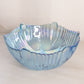Vintage Fenton Large Iridescent Blue Bowl