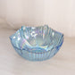 Vintage Fenton Large Iridescent Blue Bowl