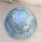 Vintage Fenton Large Iridescent Blue Bowl