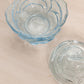 Vintage Fenton Light Blue Glass Flower Butterfly Lidded Dish