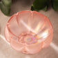 Vintage Fenton Light Pink Iridescent Stretch Glass Footed Bowl