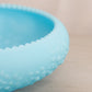 Vintage Fenton Matte Blue Glass Cherry Chain Orange Tree Bowl