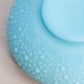 Vintage Fenton Matte Blue Glass Cherry Chain Orange Tree Bowl