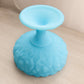 Vintage Fenton Matte Blue Glass Water Lily Compote (No Lid)