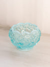 Vintage Fenton Medium Blue Opalescent Lily of The Valley Bowl