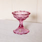 Vintage Fenton Medium Dark Pink Glass Candleholder