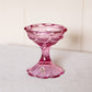 Vintage Fenton Medium Dark Pink Glass Candleholder