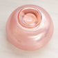Vintage Fenton Medium Pink Iridescent Stretch Glass Footed Bowl