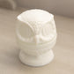 Vintage Fenton Milk Glass Owl Lidded Jewelry/Ring Holder