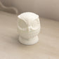 Vintage Fenton Milk Glass Owl Lidded Jewelry/Ring Holder