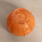 Vintage Fenton Painted Small Cupped Pumpkin Bowl