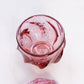 Vintage Fenton Paisley Dark Pink Glass Lidded Dish