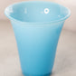 Vintage Fenton Pekin Blue Glass Flared Vase