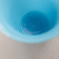 Vintage Fenton Pekin Blue Glass Flared Vase