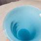 Vintage Fenton Pekin Blue Glass Flared Vase