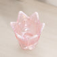 Vintage Fenton Pink Iridescent Glass 2-Way Floral Candleholder