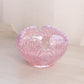 Fenton Pink Iridescent Opalescent Empress Lotus Glass Bowl