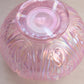 Fenton Pink Iridescent Opalescent Empress Lotus Glass Bowl