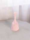 Vintage Fenton Pink Iridescent Opalescent Faberge Glass Bell