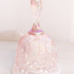 Vintage Fenton Pink Opalescent Iridescent Glass Lily of the Valley Bell