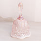 Vintage Fenton Pink Opalescent Iridescent Glass Lily of the Valley Bell