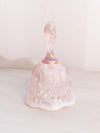 Vintage Fenton Pink Opalescent Iridescent Glass Lily of the Valley Bell