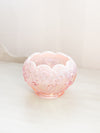 Vintage Fenton Pink Opalescent Iridescent Lily of The Valley Bowl