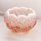 Vintage Fenton Pink Opalescent Lily of The Valley Bowl