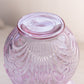 Vintage Fenton Pink Purple Opalescent Glass Caprice Vase w/ Bow Detail