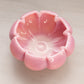 Vintage Fenton Pink White Rosalene Slag Glass Footed Bowl