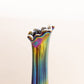 Vintage Fenton Purple Carnival Glass Lily of the Valley Swung Vase