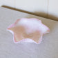 Vintage Fenton Rosalene Carolina Dogwood Pink & White Dish