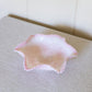Vintage Fenton Rosalene Carolina Dogwood Pink & White Dish