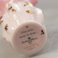 Vintage Fenton Rosalene Glass Vase with Hand Painted Details