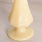 Vintage Fenton Small Cream Milk Glass Footed Bud Vase