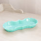 Vintage Fenton Small Turquoise Milk Glass Block and Star Dish