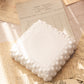 Vintage Fenton Square Milk Glass Hobnail Ashtray Dish