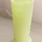Vintage Fenton Green Custard Uranium Glass Peacock Vase