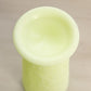 Vintage Fenton Green Custard Uranium Glass Peacock Vase