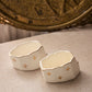 Vintage Fleur-de-lis Ceramic Spoon/Fork Holders (Set of 2)