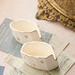 Vintage Fleur-de-lis Ceramic Spoon/Fork Holders (Set of 2)