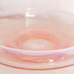 Vintage Fostoria Large Shallow Seascape Pink Opalescent Glass Bowl