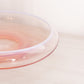 Vintage Fostoria Large Shallow Seascape Pink Opalescent Glass Bowl