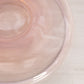 Vintage Fostoria Large Shallow Seascape Pink Opalescent Glass Bowl