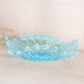 Vintage Fostoria Long Oval Blue Opalescent Glass Heirloom Bowl