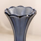 Vintage Fostoria Medium Virginia Dark Blue Glass Vase
